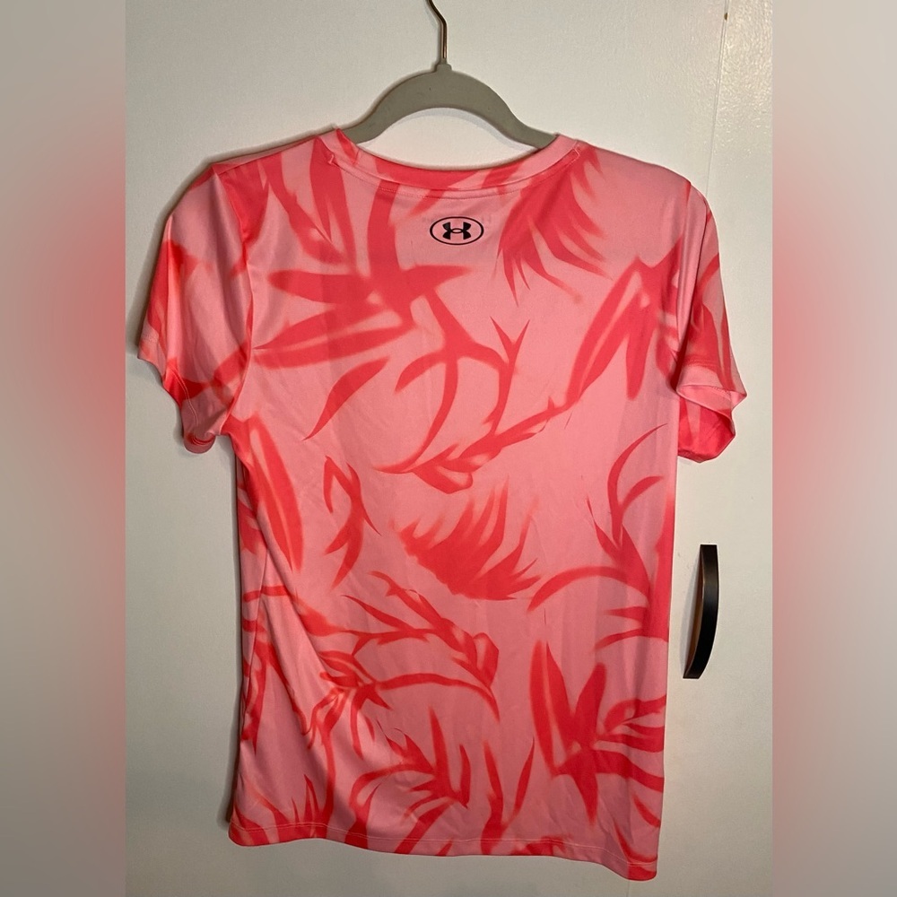 Under Armour Pink Short Sleeve Tee - Picture 2 of 3